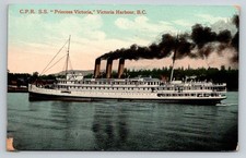 1909  Canadian Pacific Railroad  SS Princess Victoria  BC  Canada   Postcard