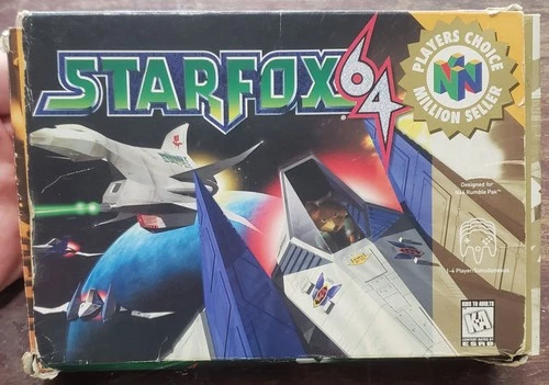 Star Fox 64 N64 Nintendo 64, 1997 Players Choice CIB Complete in Box - Tested