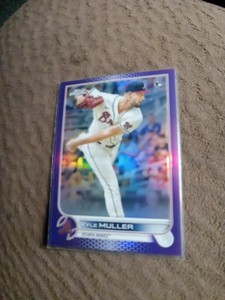 2022 Topps chrome Kyle muller  RC Purple refractor 106/250 card # 70