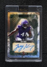 2024 5 Card Draw Vintage Gold/Blue Green Foil 1/1 Trey Knox Rookie Auto RC 1u6. rookie card picture