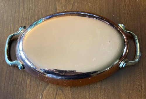Kupferbeschichteter Edelstahl Mini Au Gratin Pfanne Doppelgriffe 6” x 4” - Bild 4 von 5