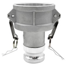 DA4020 Aluminum Global Type DA Cam and Groove Hose Fitting, Female Camlock to...