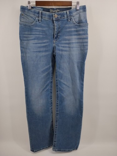 Pantalones de mezclilla para mujer Wrangler Willow Ultimate tiro medio corte bootcut azul - Imagen 3 de 12