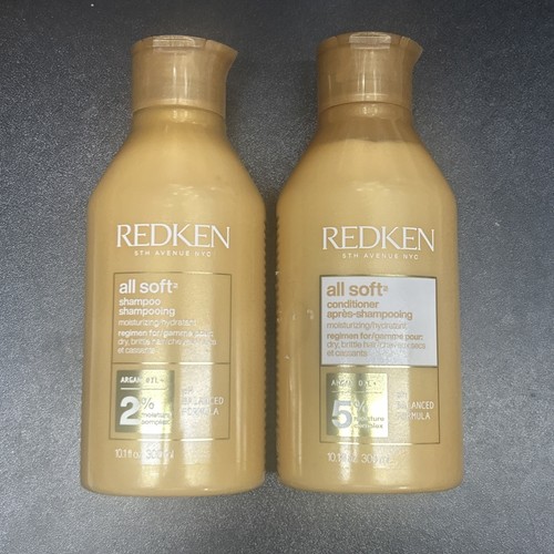 Redken All Soft Conditioner And Shampoo Duo 10.1 FL Oz Set Pair