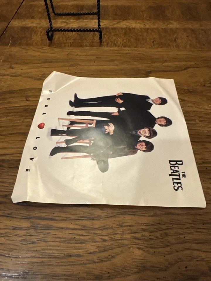 The Beatles - Real Love & Baby's In Black (Live) Apple 1996 45rpm Picture Sleeve - Image 3 of 4