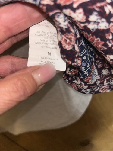 Rewind Stricktop creme hellbraun Damen Größe M - Bild 6 von 7