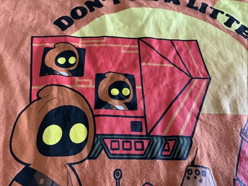 Star Wars - Don’t Be A Litter Bug-Recycle Your Droids-Jawa T-Shirt-Orange - XXL - Picture 7 of 16