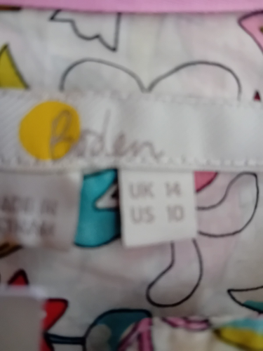 Boden lightweight summer popover/ blouse/tunic 14 NWT - Picture 3 of 7
