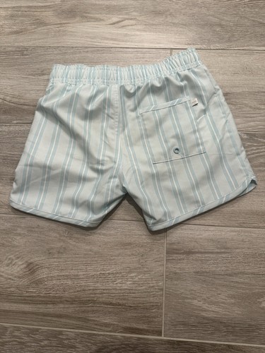 Minnow Swim Boys Pacific Blue Stripe Boardie Size 7/8 - Picture 2 of 3