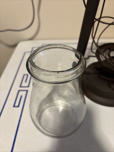 Linterna de explosión caliente Shur-LIGHT Embury Jobber antiguo globo transparente de queroseno - Imagen 13 de 19