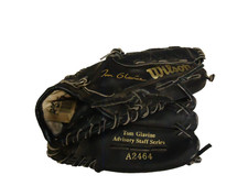 WILSON 11 1/2" TOM GLAVINE STAFF SERIES BLACK BASEBALL GLOVE RHT n 