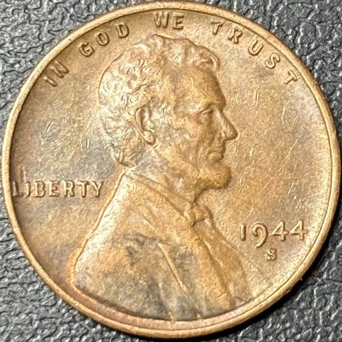1944-S Lincoln Wheat Cent • Fine+ to Extra Fine+ • San Francisco Mint • Semi-Key