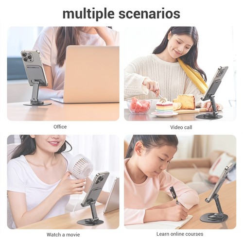 Adjustable Universal Tablet Stand Desk Holder Mount For Cell Phone iPad iPhone - Picture 5 of 8