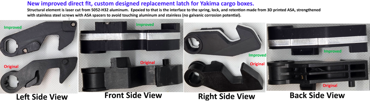 Yakima Skybox & GrandTour Cargo Roof Box Replacement Latch +