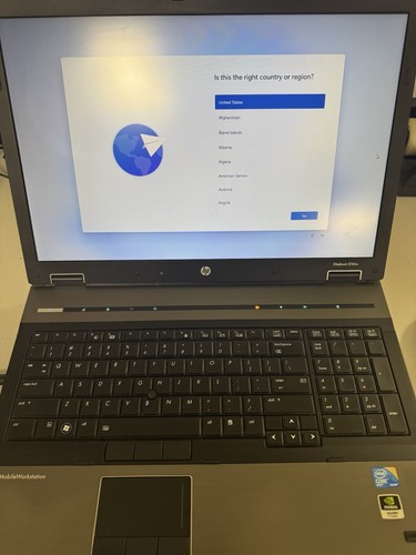 HP EliteBook 8740w 8GB RAM 256GB HD Core i7 vPro NVIDIA Win11Pro Docking Station