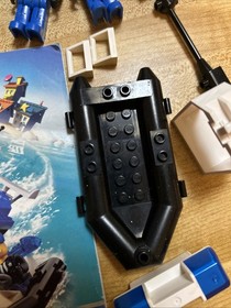 LEGO 4669 Turbo-Charged Police Boat For Parts 2 Minifigures Manual Zodiac Canopy