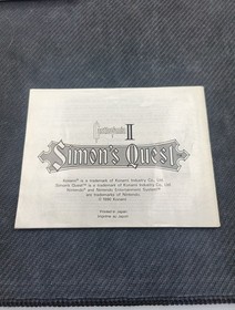 Castlevania 2 Nintendo Nes Fra Simon's Quest Pal