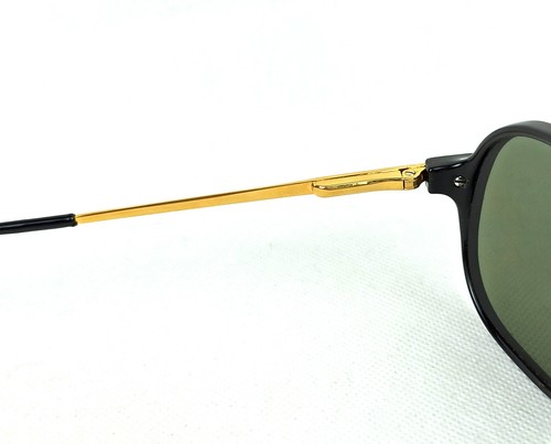 RARE PERSOL RATTI SUNGLASSES VINTAGE BLACKFRAME ITALY 1970s PILOT MEN - Picture 14 of 19