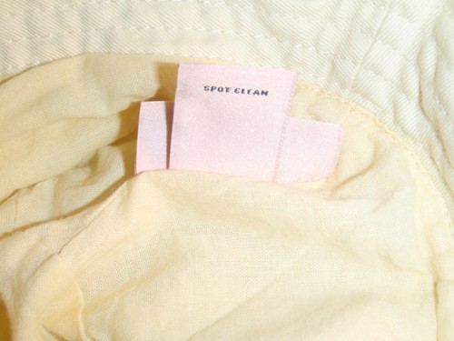 Juicy Couture Fischerhut cremeweiß Band rosa Worte Einheitsgröße Damen adrette Booni - Bild 4 von 6