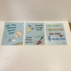 Dr. Seuss Wall Art Lot of 3 Laminated Prints Oh the Places You’ll Go Green Eggs