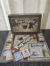 ⭐️ PUG-OPOLY Pug Dog Monopoly BOARD GAME Late for the Sky - USA - COMPLETE ⭐️