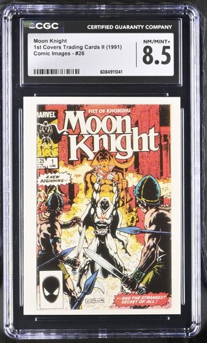 1991 Moon Knight 1st Covers Marvel Comics Presents Card #26 CGC 8.5 NM/MINT+