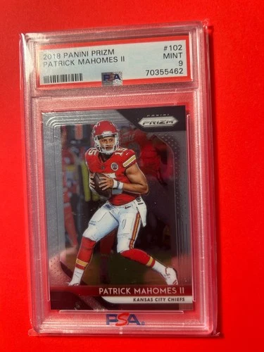 2018 Panini Prizm - Patrick Mahomes II #102 PSA 9