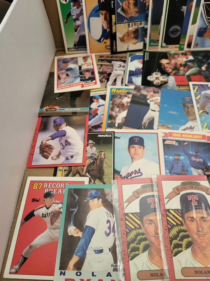 Lot Of 54 NOLAN RYAN HOF BASEBALL Different Brands  - Image 2 of 3