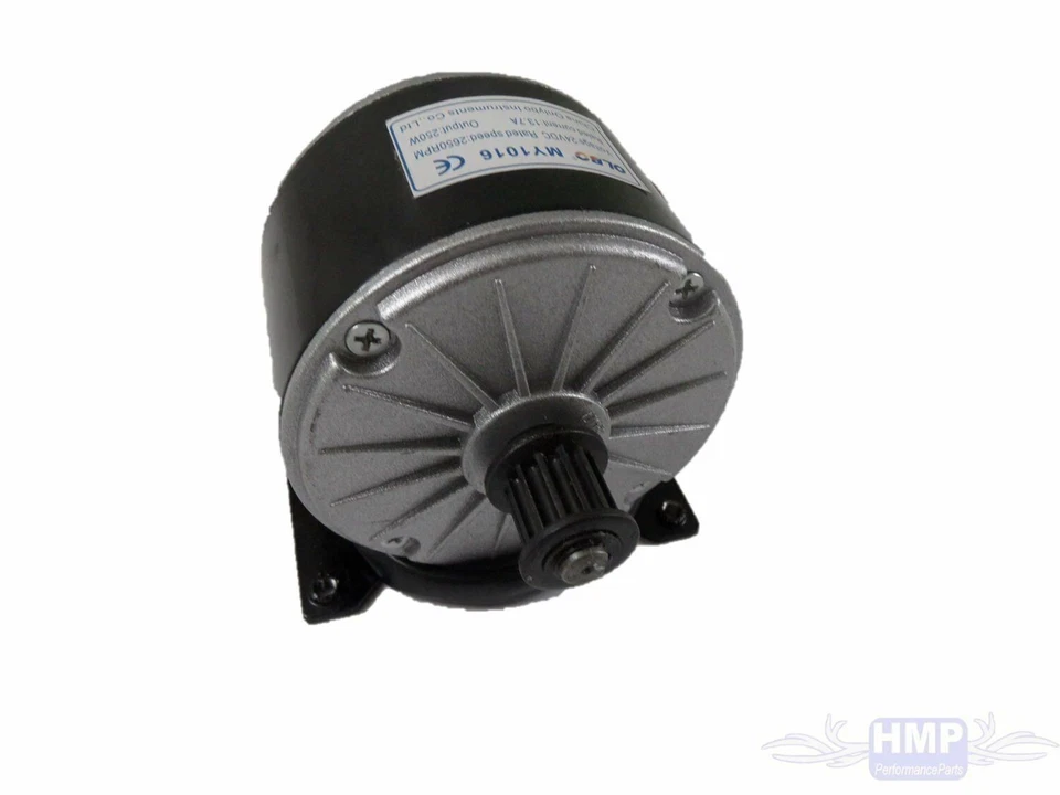 Elektro Motor mit Halter 36V 250W MY1015 Riemenritzel 5M E- Scooter RC HMParts - Bild 2 von 3