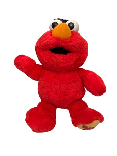 2000 ELMO SESAME STREET TICKLE ME RED VINTAGE CUDDLE FISHER PRICE 13” PLUSH TOY - Picture 11 of 12