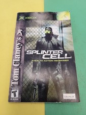 Tom Clancy's Splinter Cell Original XBOX Instruction Manual Only