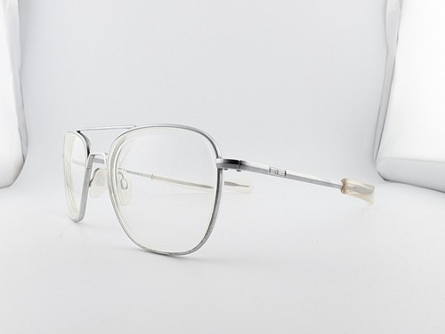 Randolph Brille nur Gestell, Aviator Matt Chrom, 55-20-140, Silber - Bild 11 von 16