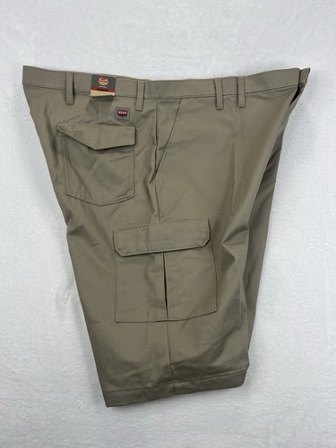 Red Kap Mens Cotton Cargo Shorts Khaki Industrial Work Uniform PC86KH0 NWT 46x12 - Picture 5 of 5