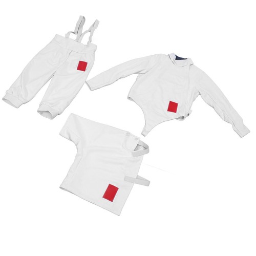 Kinder Fechtanzug Set Fechten Sport Uniform Anzug hochfest für Training - Bild 18 von 22