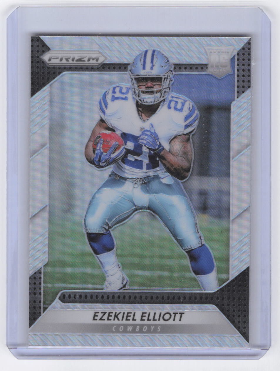 2016 Panini Prizm #238 Ezekiel Elliott Silver Prizm RC