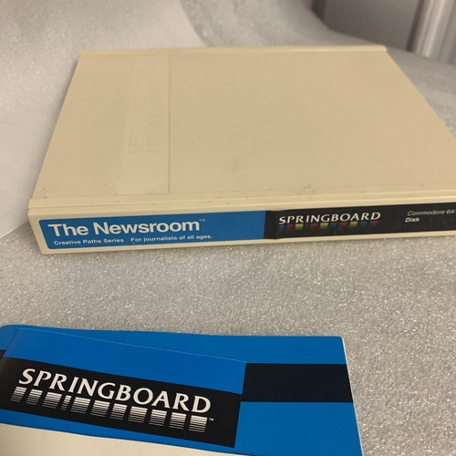 THE NEWSROOM - 1985 Commodore 64 128 C64 Computer Software 5.25" Disk+Manual - Picture 9 of 12