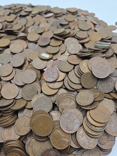 Lincoln Wheat Cent Lot - 25 Pfund - 3646 - nicht durchsucht gemischte Daten - Bild 7 von 8