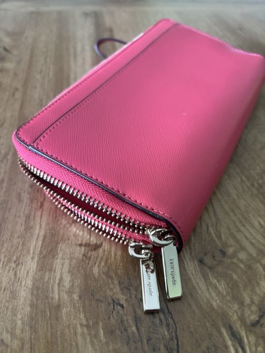 KATE SPADE Continental Accordion Wallet Red Leather New NWT New York Style - Picture 7 of 15