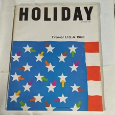 Vintage Holiday Magazine July 1963 - Travel USA 1963 Disneyland Ads Advertising