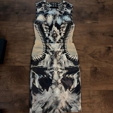 Alexander McQueen spring 2009  kaleidoscope vertebrae dress- runway design RARE￼