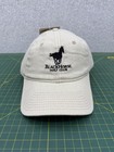 Black Horse Golf Club Course StrapBack Tan Embroidered Cap Hat - by The Game