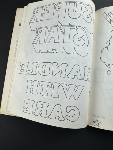 Iron-On T-Shirt Transfers for Hand Coloring by Ed Sibbett, Jr. c1976 PB Vintage - Foto 8 di 11