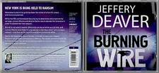 THE BURNING WIRE (Jeffery Deaver) - 2 Disc Audio Book      *FREE UK POSTAGE*