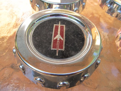 NOS 1979 OLDSMOBILE Cutlass ? WIRE WHEEL CENTER CAPS SET OF 4 NOS 22506878 - Picture 3 of 8