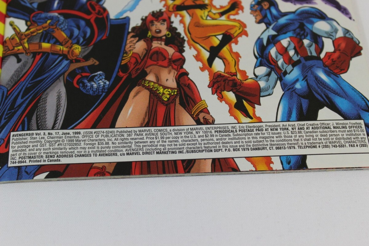 Avengers #17 Day of Doomsday Man Jerry Ordway 1999 Comic Marvel