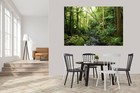 3D Green Forest Stone Creek B585 Wall Stickers Vinyl Wallpaper Murals Amy