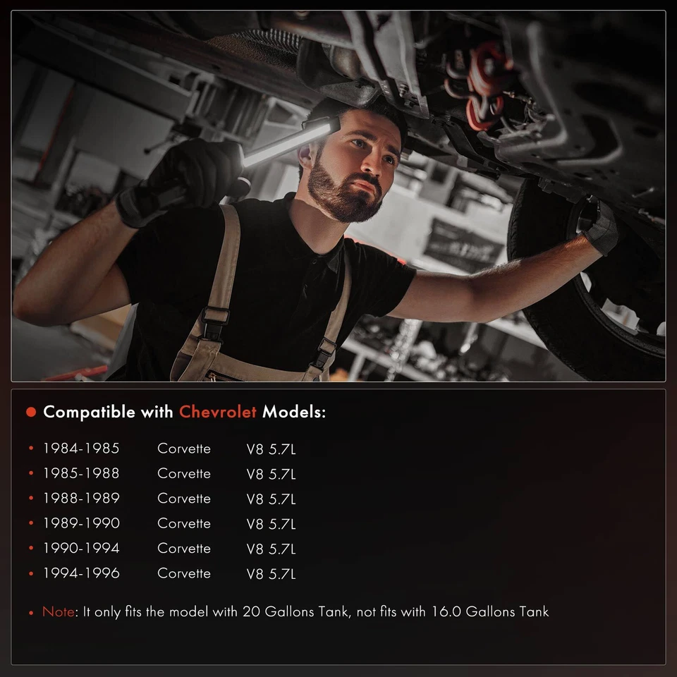 Nuevo tanque de combustible de 20 galones para Chevrolet Corvette 1984 1985 1986 1987-1996 V8 5,7 L Foto 3 de 4