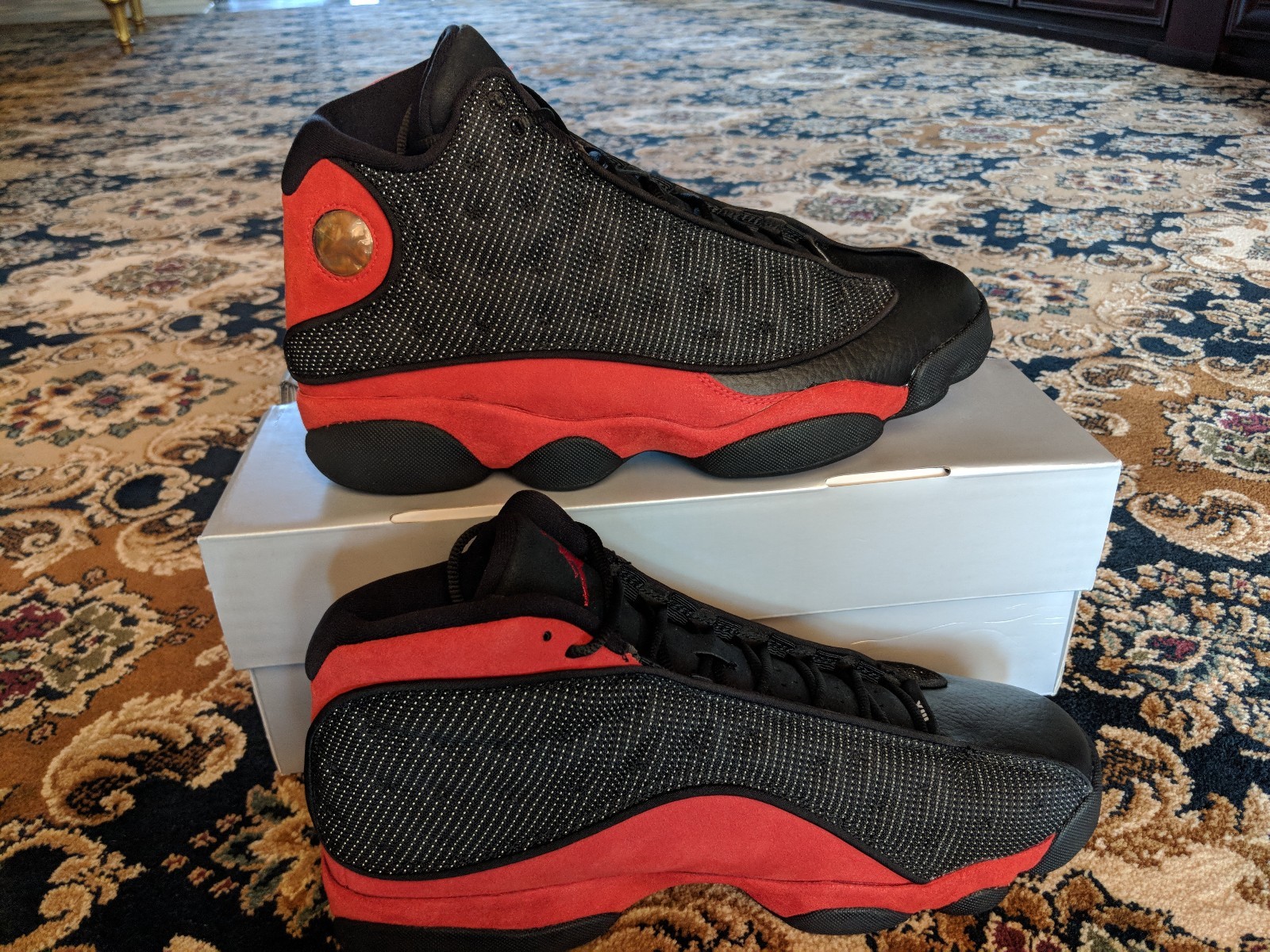 Nike Air Jordan XIII 13 Retro Bred Black Red sz10 Nike Air Jordan XIII 13 Retro Bred Black Red sz10