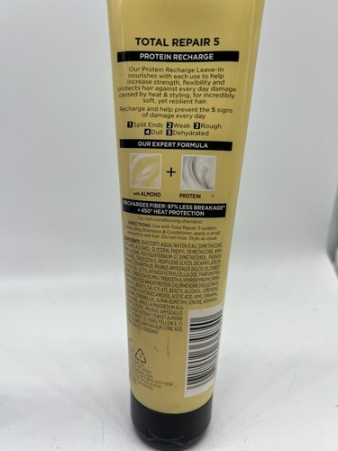 L'Oreal Elvive Total Repair 5 Protein Recharge Leave In Conditioner 5.1 oz - Picture 2 of 3