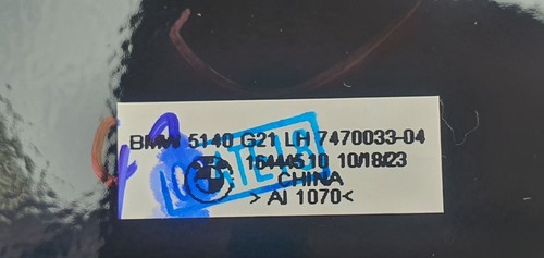 NEU BMW 3er G21 Kombi 2017-2023 Schwarz Hinten Links 1/4 Blende Fensterverkleidung - Bild 11 von 12